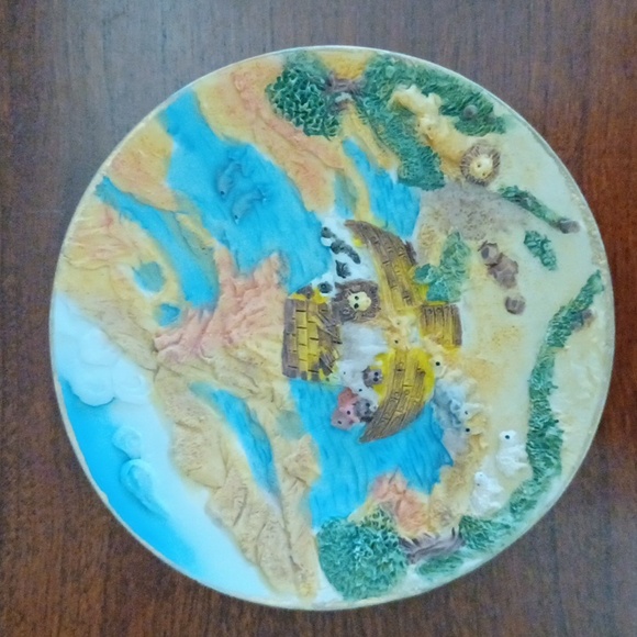 Vintage Miniature Noah's Ark Resin Tea Set - 11 Piece - Picture 2 of 16